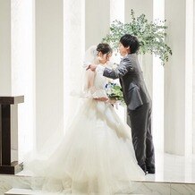 Accueillir　風彩の森迎賓館（アクイール　かぜのもりげいひんかん）の画像｜個人的に憧れの式場でベールアップの夢が叶った瞬間は本当に嬉しかったです！