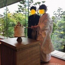 辻家庭園　～前田家家老旧横山家迎賓館～（金沢市指定文化財）の画像｜ケーキもオシャレで写真映えしました。