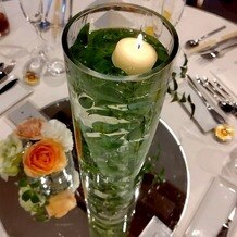クラシカ表参道／別邸KEYAKIの画像｜テーブル草花
ろうそくを追加しました