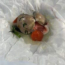 チャペル・ド・コフレの画像｜金目鯛と蛤のお祝い包、開けたところ