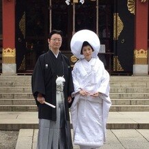 居木神社の写真｜神社の前で。