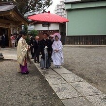 居木神社の写真｜参進の儀。