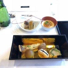 ノートルダム横浜みなとみらいの画像｜メインの前の料理