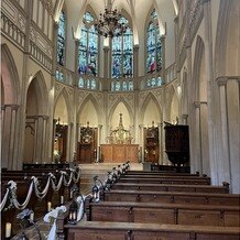 ハートコート横浜（ＨＥＡＲＴ ＣＯＵＲＴ 横浜）の画像｜天井が高く、厳かな雰囲気でした。