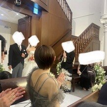 アルカンシエル luxe mariage大阪の写真｜新婦入場