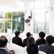 アルカンシエル南青山の画像｜誓いの言葉