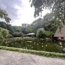ザ・ガーデンオリエンタル・大阪の画像｜チャペルの横に池があります。