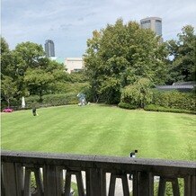 ザ・ガーデンオリエンタル・大阪の画像｜会場から見えるお庭の風景