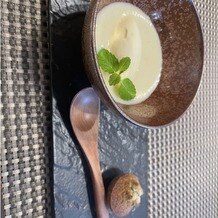 ララシャンス HIROSHIMA迎賓館の画像｜デザート
バニラアイス、ラフランスのムース、アーモンドのブラマンジェと一皿でとても楽しめました。
