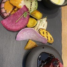 Los Angeles balcony（ロサンジェルスバルコニー）の画像｜試食会のワンプレート
オマール海老・肉・三浦野菜・スープ