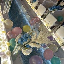 POPCORN KOBE(ポップコーン 神戸)の画像|会場:ブルースター
バルーンシャワー演出(挙式当日)
天井が高い会場ならではの演出だと思います