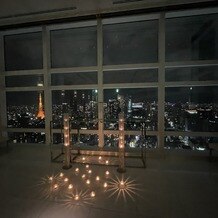 ルミヴェール　ＴＯＫＹＯ（ＬＵＭＩＶＥＩＬ　ＴＯＫＹＯ）の画像｜挙式会場から見える東京タワー