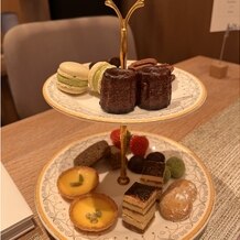 Miel Citron（ミエルシトロン）の画像｜試食後のデザートです。バレンタインが近かったため、チョコレートが多めのラインナップでした。