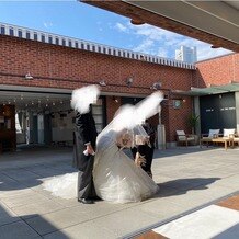 BAYSIDE GEIHINKAN VERANDA minatomiraiの画像｜新婦入場