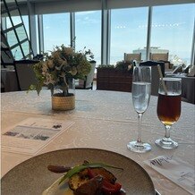 The 33 Sense of Wedding（ザ・サーティスリー センス・オブ・ウエディング）の写真｜披露宴会場で試食した時の写真です。
