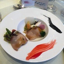 ラグナヴェール 金沢（ＬＡＧＵＮＡＶＥＩＬ　ＫＡＮＡＺＡＷＡ）の画像｜披露宴の料理１