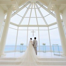 ホテル日航アリビラの画像｜リハーサル時の写真で、曇りでこの景色。
本番は晴れて、次のビーチフォト写真と同じような青空でした。