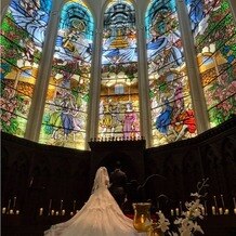 Casa d&#39; Angela Aoyama（カサ・デ・アンジェラ青山）の画像｜チャペルが本当に素敵です。
一目惚れした会場で挙げることができて幸せな時間でした。