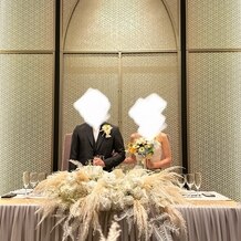 インフィニート　名古屋の写真｜新郎新婦の席