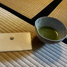 大阪城西の丸庭園 大阪迎賓館の写真｜お抹茶、お茶菓子