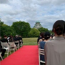 大阪城西の丸庭園 大阪迎賓館の画像｜大阪城が正面に見えます