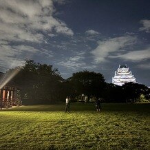 大阪城西の丸庭園 大阪迎賓館の写真｜式、披露宴の時間によっては、このような風景になるかもしれません。