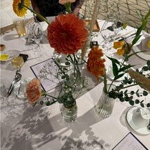ANOTHER STYLE （アナザー スタイル）の写真｜各テーブルの装花