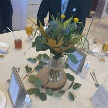 ララシャンスＯＫＡＺＡＫＩ迎賓館の画像｜ゲストテーブルのお花