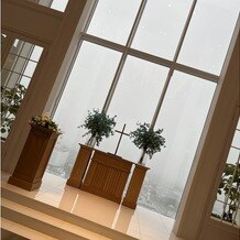 ラグナヴェール SkyTerrace(LAGUNAVEIL SkyTerrace)の画像|ブライダルフェアの日は天気が悪かった