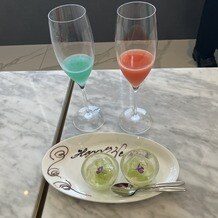 グランブリエ東京（GRAND BRILLER TOKYO）の写真｜ウェルカムドリンクをいただきました。