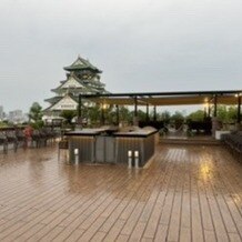 THE LANDMARK SQUARE OSAKA（ザ ランドマークスクエア オオサカ）の画像｜屋上の挙式会場へ上がった時の風景