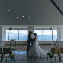 琵琶湖マリオットホテルの写真｜チャペルは琵琶湖が一望できるロケーションでした！