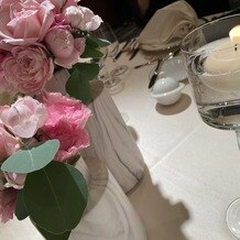 東京會舘の画像｜テーブルのお花