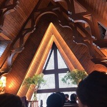 ルグラン軽井沢ホテル＆リゾートの画像｜全体が木の作りで軽井沢らしい教会でした