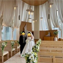 小さな結婚式　千葉店の写真｜挙式会場｜2024-11-11 17:11:48.0なおみさん投稿