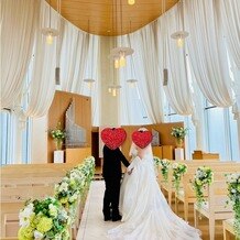 小さな結婚式　千葉店の写真｜挙式会場｜2024-11-11 17:11:48.0なおみさん投稿