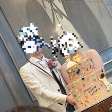 マリエルコート インターパークの写真｜新郎の趣味であるボルダリングがモチーフをモチーフにしたウェディングケーキ