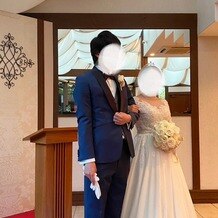 北野異人館　旧クルペ邸の画像｜人前結婚式だったので、すぐ後ろの台に結婚証明書を置いてくれました。