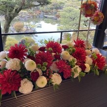 平安神宮会館の画像｜アイテムフェア
高砂の飾り付け
当日も同様に飾り付けてもらいました