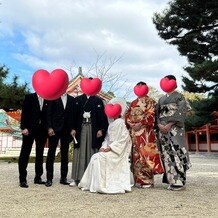 平安神宮会館の画像｜挙式後、友人と写真を撮る時間も少しありました！