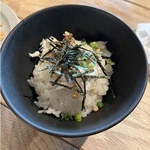 ＴＨＥ　ＧＡＴＥＨＯＵＳＥ（ゲートハウス）の画像｜ケーキ入刀の代わりに行われた、鯛の塩釜焼き割りでのお茶漬けです