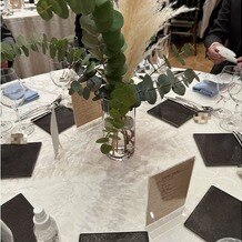 ＮＯＶＥＬ　ＳＨＩＮＳＡＩＢＡＳＨＩ（ノベル心斎橋）の画像｜テーブルコーディネートと装花もナチュラルでかわいい