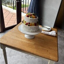 ザ・ヨミタンリゾート　アクアグレイス／ワタベウェディングの写真｜ウエディングケーキ