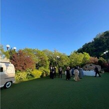 ガーデンテラス福岡　ホテル＆リゾートの画像｜ガーデンが広く、快晴であれば、この中で演出ができます。