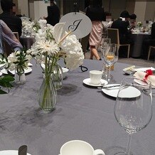 ホテルロイヤルクラシック大阪の画像｜テーブルコーディネートです。