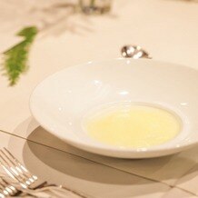 軽井沢教会の写真｜前菜 季節のスープ