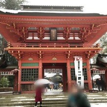 香取神宮の写真｜赤色が映えます。挙式参加前後でも参拝等楽しめました。
