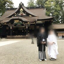 香取神宮の写真｜挙式内では写真撮影不可ですが、神社内でゆっくり写真撮影できました。