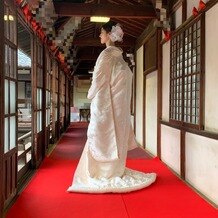 妻沼聖天山の写真｜憧れの白無垢