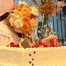 少人数専門会場 Cｏｎｃｅｐｔ １／ｆ （コンセプト・エフブンノイチ）の写真｜ケーキです。